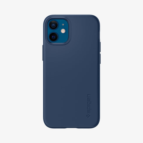 ACS01612 - iPhone 12 Pro Max Case Thin Fit in black showing the back